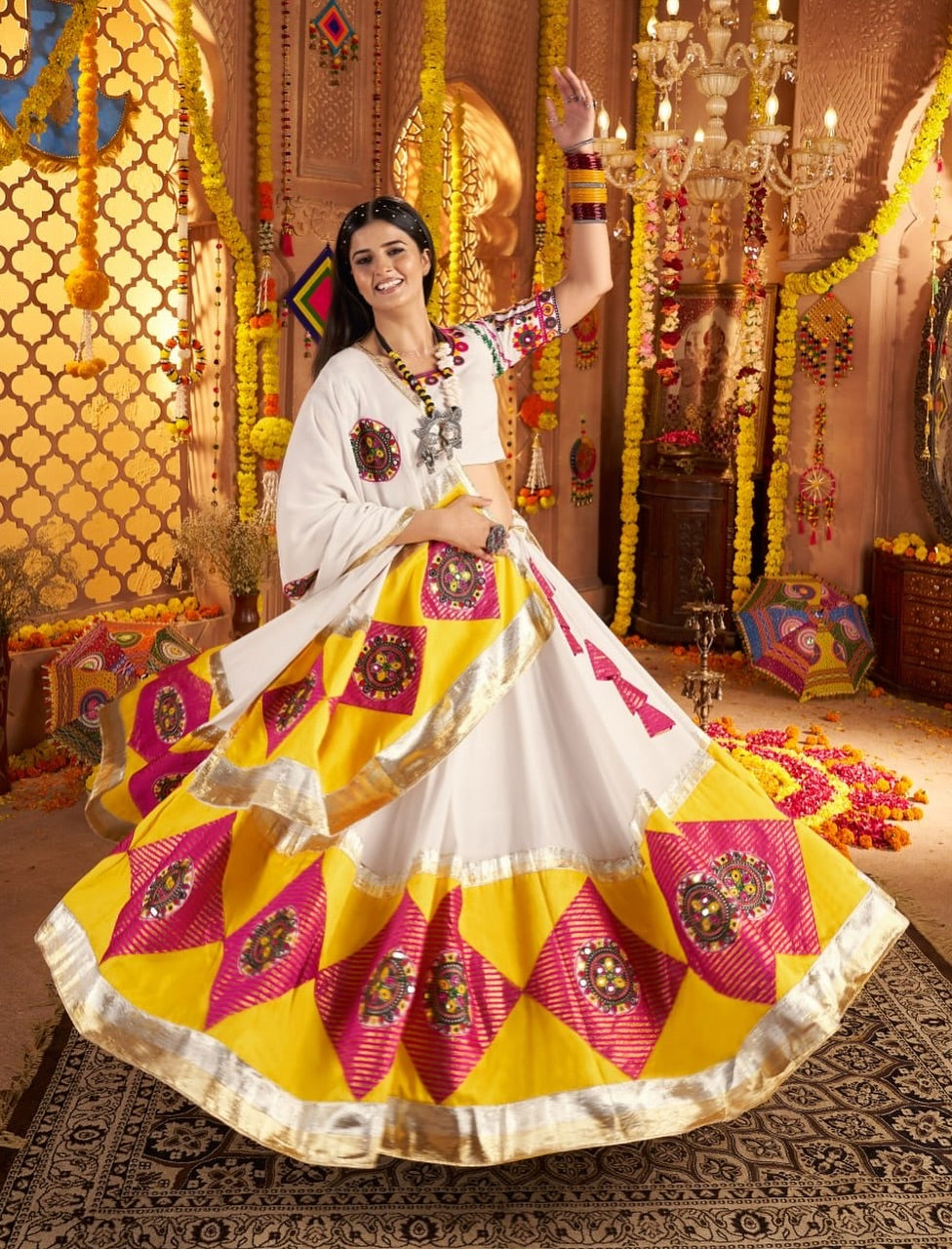 Stitched Choli with Dupatta