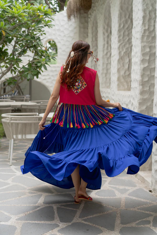 Blue festive wear for women