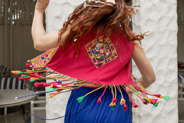 Flared skirt Navratri dress