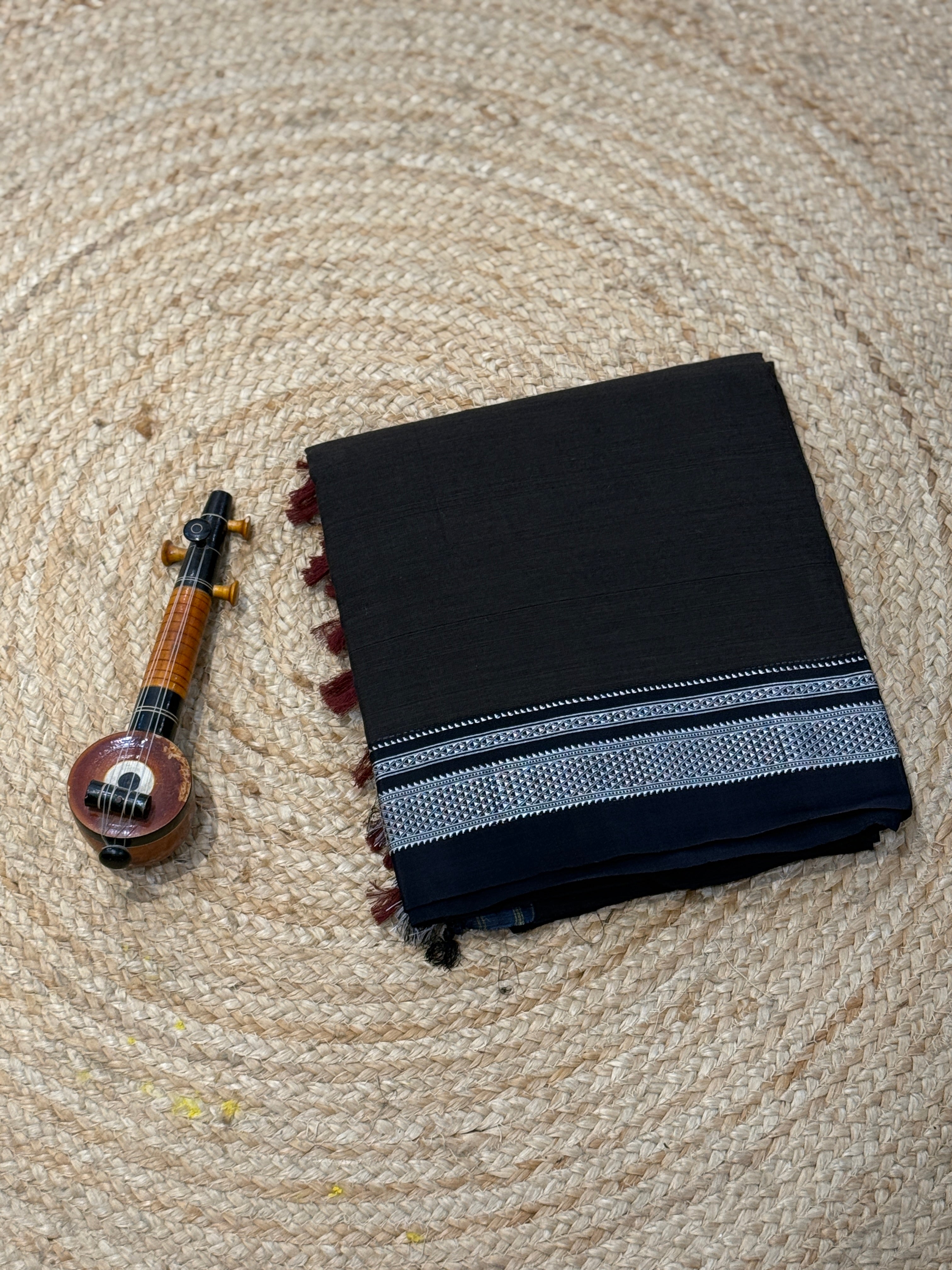 Handwoven cotton saree