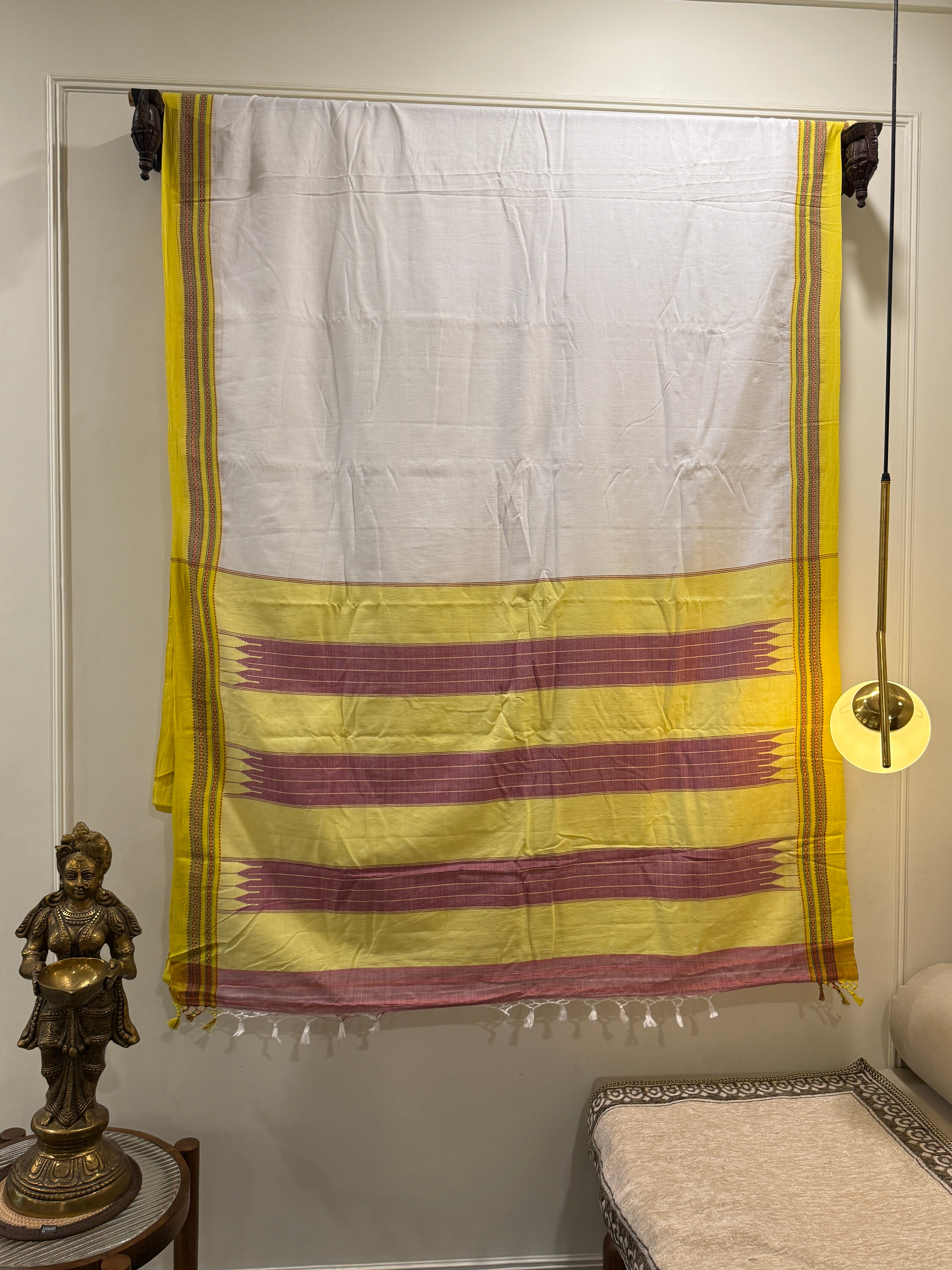 Traditional Ilkal cotton saree