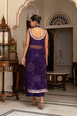 Bandhej kurta and blouse set