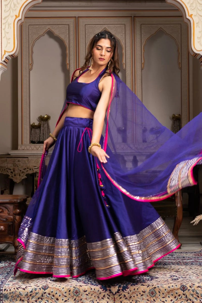 Purple lehenga