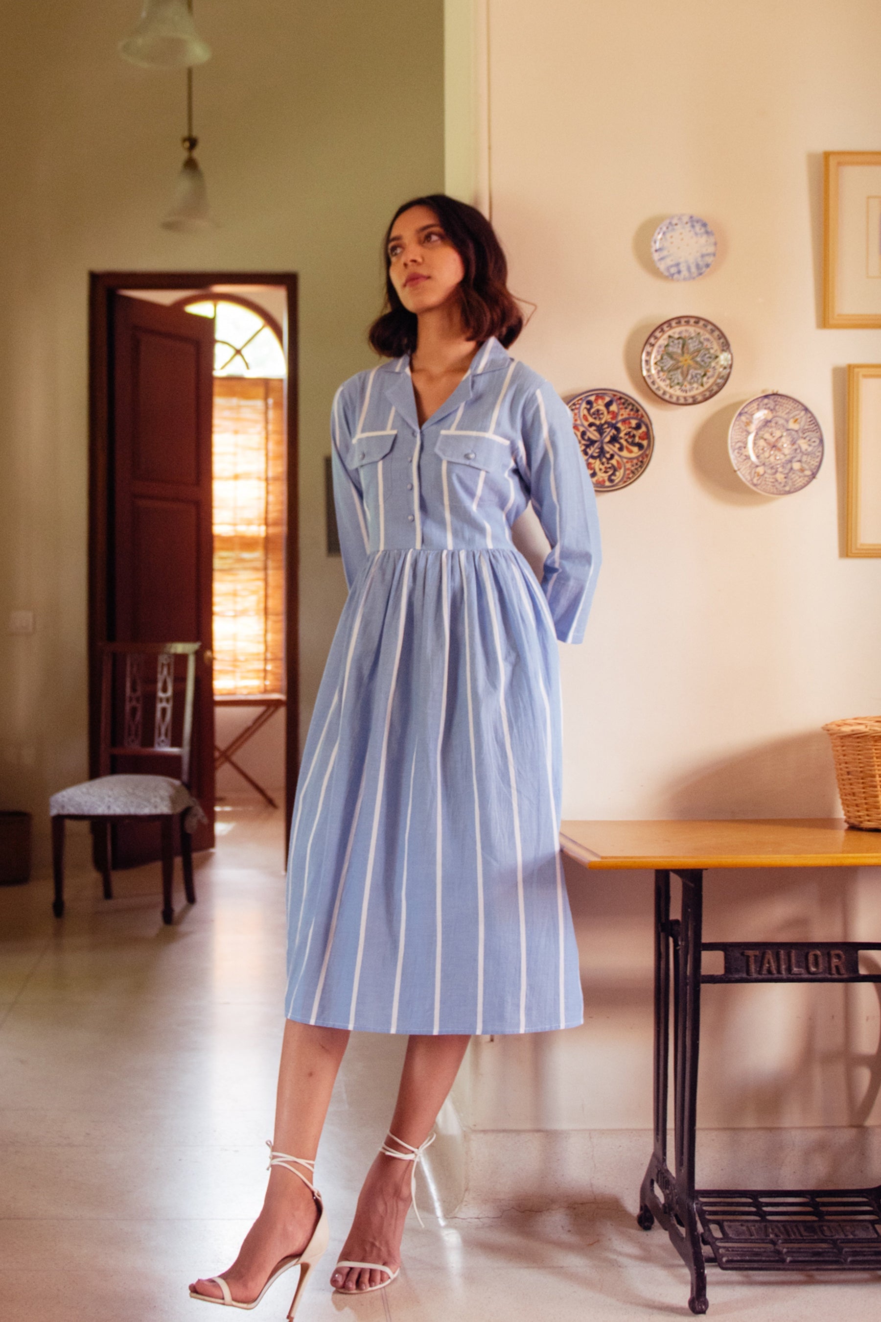 relaxed fit cotton dress