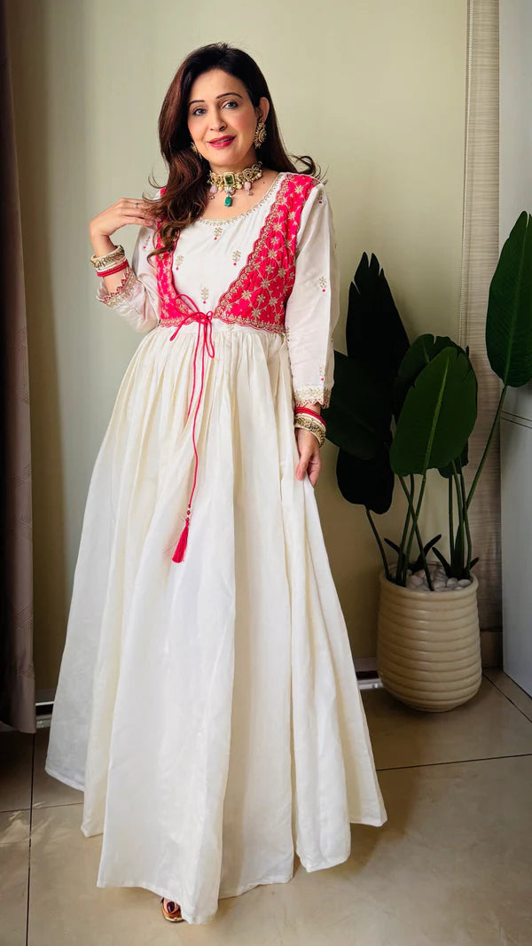 jacket style ethnic dress