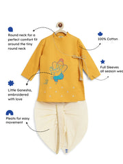 yellow kurta dhoti for boys