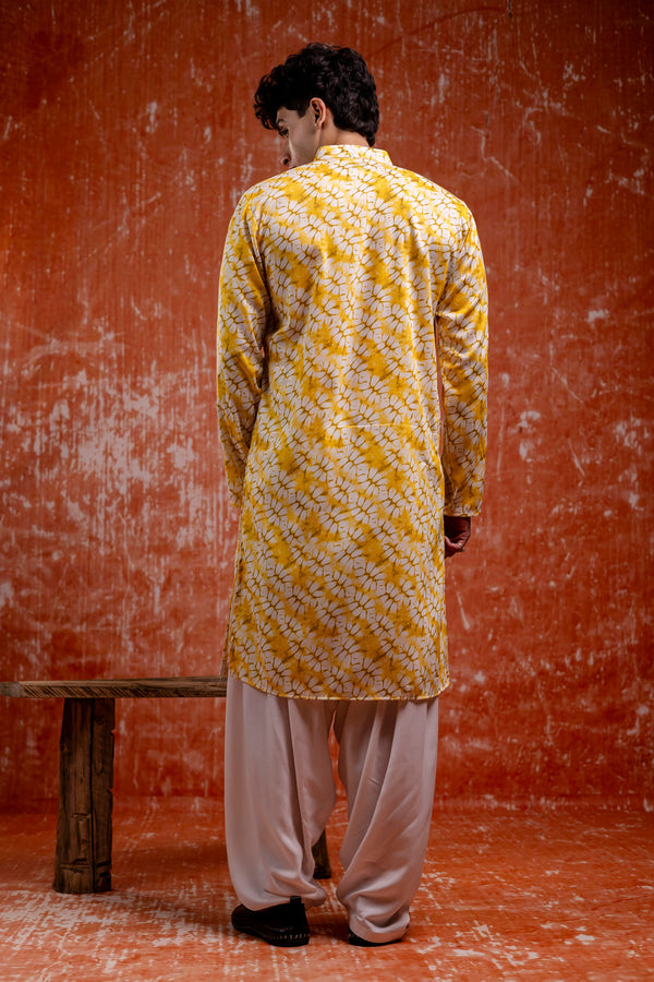 Mirror work men's kurta