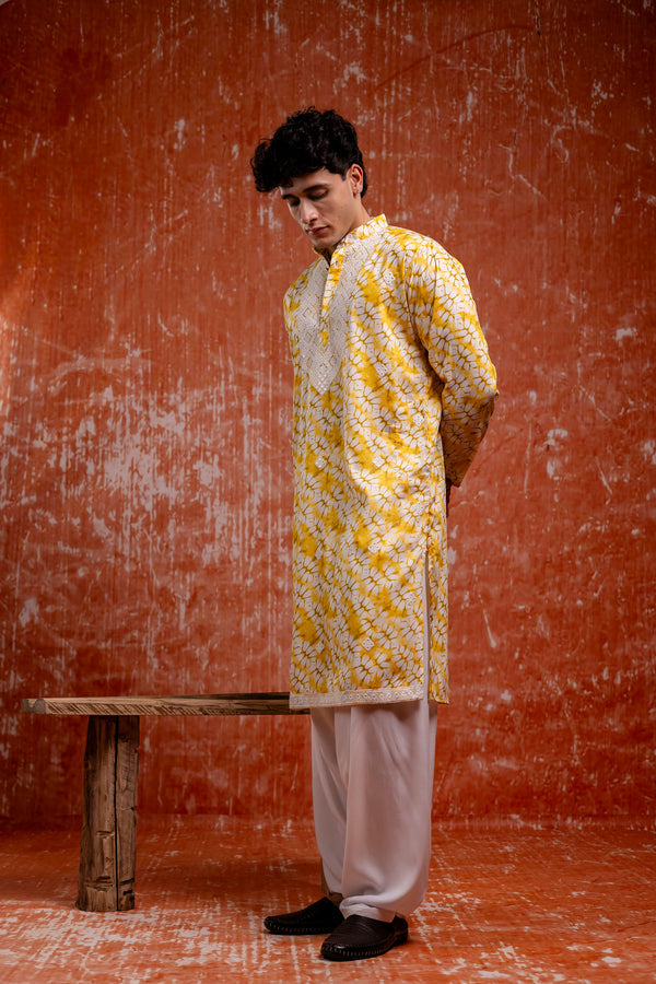 Linen cotton kurta men