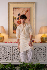 Mirror work kurta for men