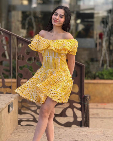 Yellow Ravello Luxe Summer Dress