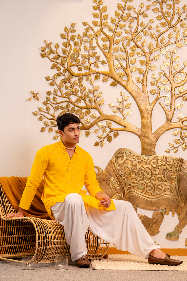 Sequin kurta for festive occasions