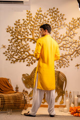 Yellow ethnic wear for men