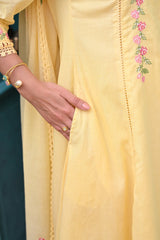 Cotton dupatta suit set