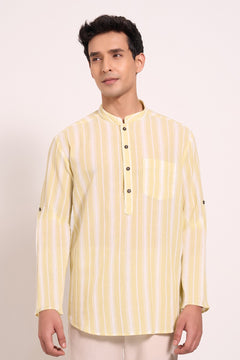 Yellow ethnic wear for men