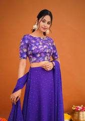 dark purple ethnic set