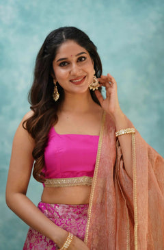 Banarasi silk lehenga