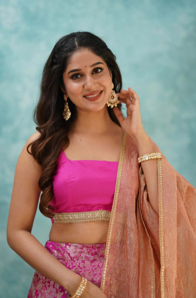 Banarasi silk lehenga