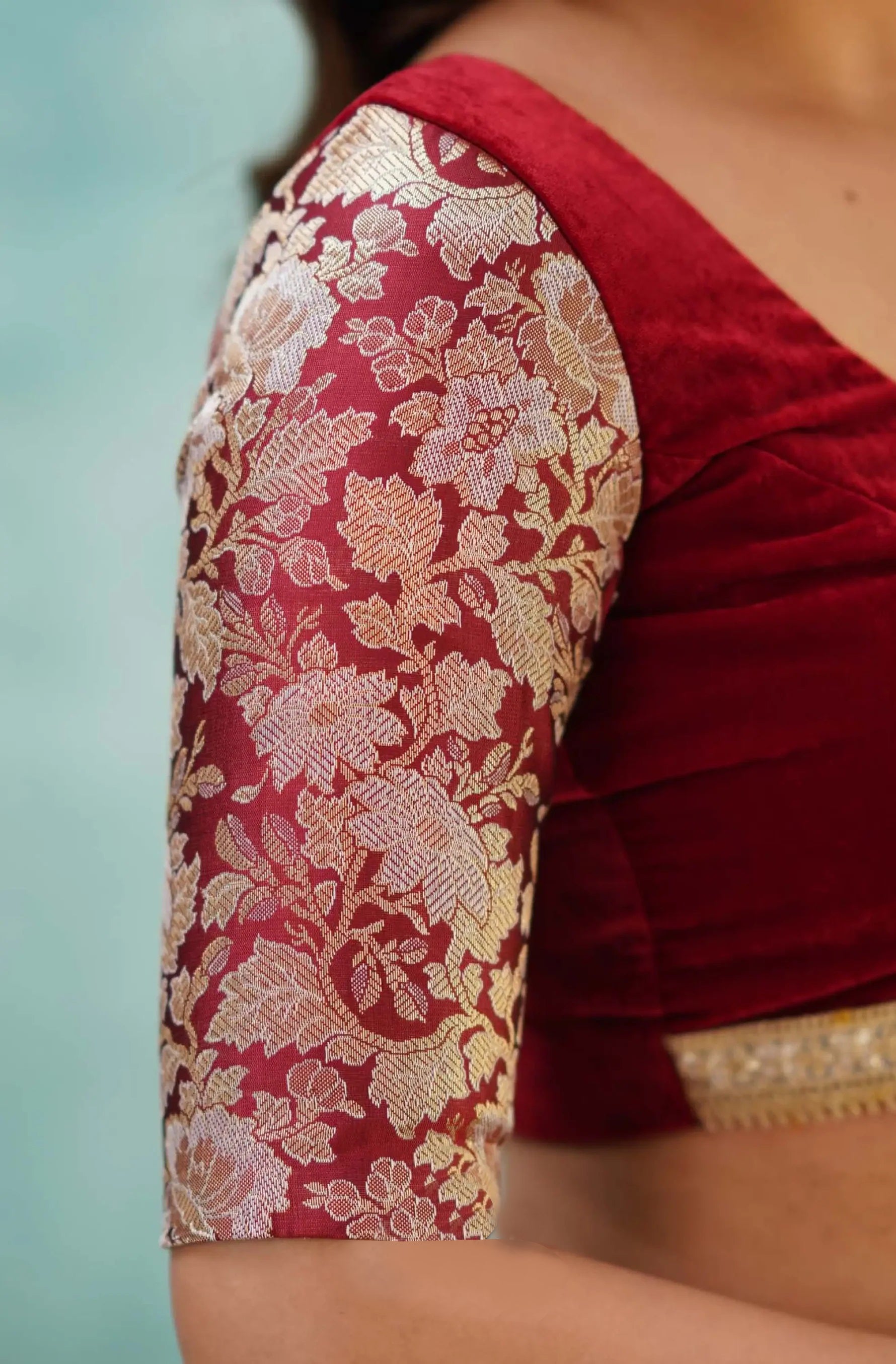 zari work top