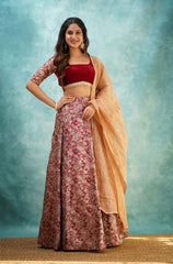 Banarasi silk lehenga