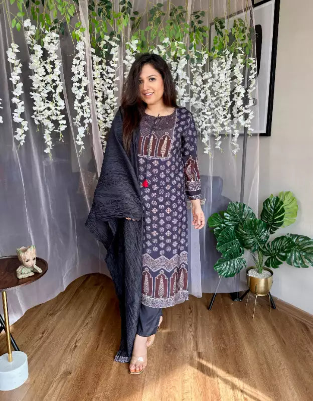 Ajrakh hand block print